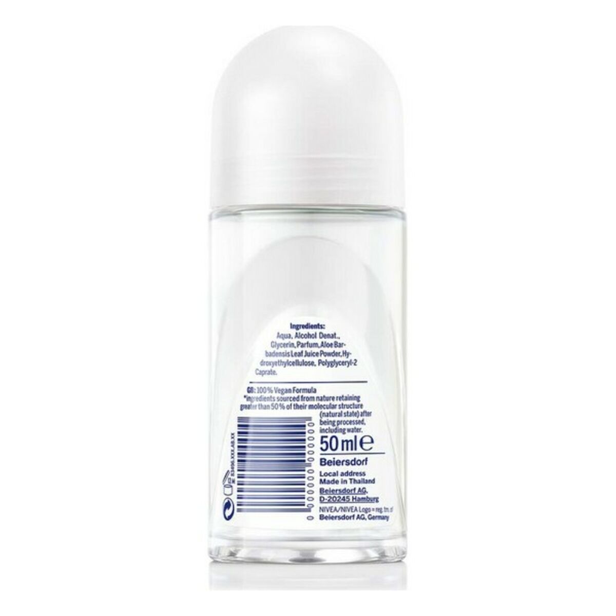 Deodorant Roll-On Nivea Naturally Good Aloe Vera Aloe Vera 50 ml